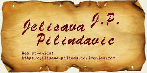Jelisava Pilindavić vizit kartica